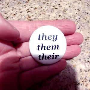 They Them Their Button